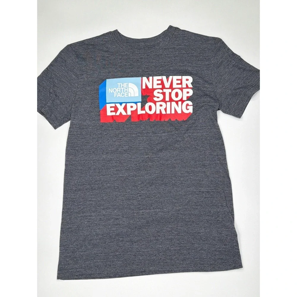 The North Face Mens Graphic T Shirt Never Stop Exploring Dark Gray‎ Size Small